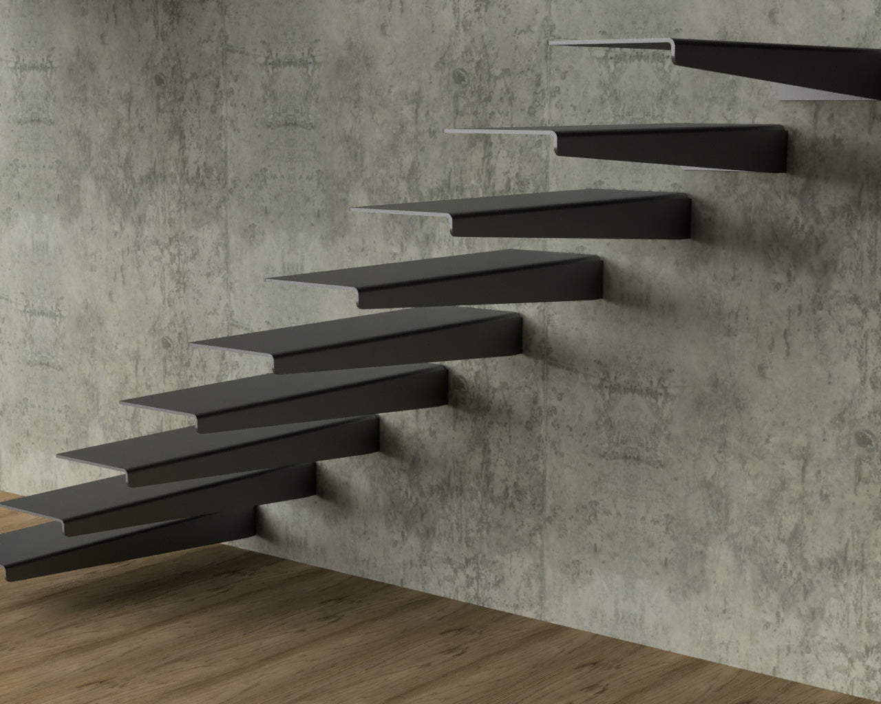 Schwebende Treppe